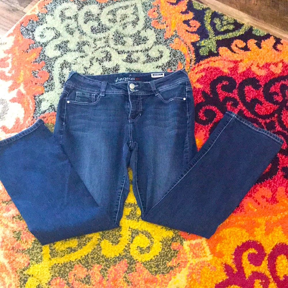 Angels Dark Blue Women’s Straight-Leg Jeans size 10